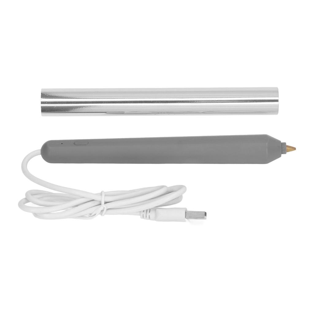 Ручка для горячего тиснения фольгой USB ручка для горячего тиснения фольгой ABS инструмент для рисования и письма серебро