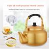 Outdoor Kitchen Accessories Travel Cookware Coffee Pot Gold Aluminum Water Kettle Portable Teapot
