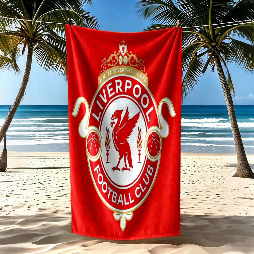 Liverpool Football Club Beach Towel Super Soft Microfiber Quickdry Fabric Comfortable Lightweight