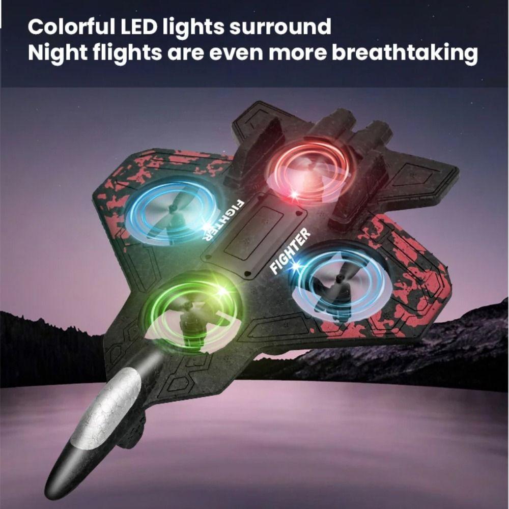 Gravity Sensing Remote Control Foam Fighter EPP Foam RC Hobby Jet Plane Kids Gifts