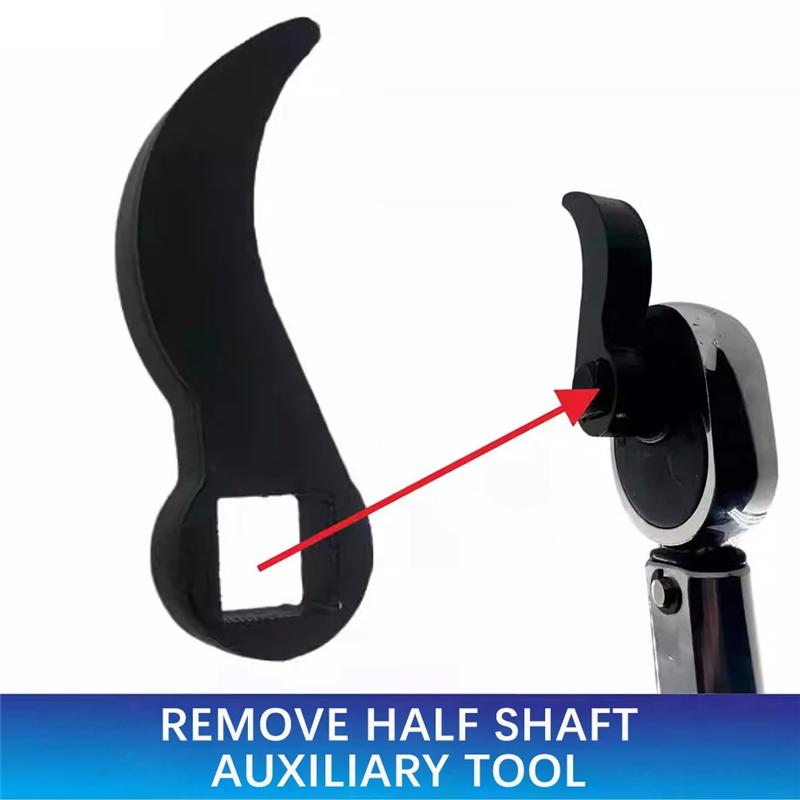 AD23-Компактный лом-адаптер Мини-монтировка Адаптерные головки Инструмент Рожковидный Инструмент для снятия полуоси Для 3/8-дюймовой трещотки Ремонт автомобиля