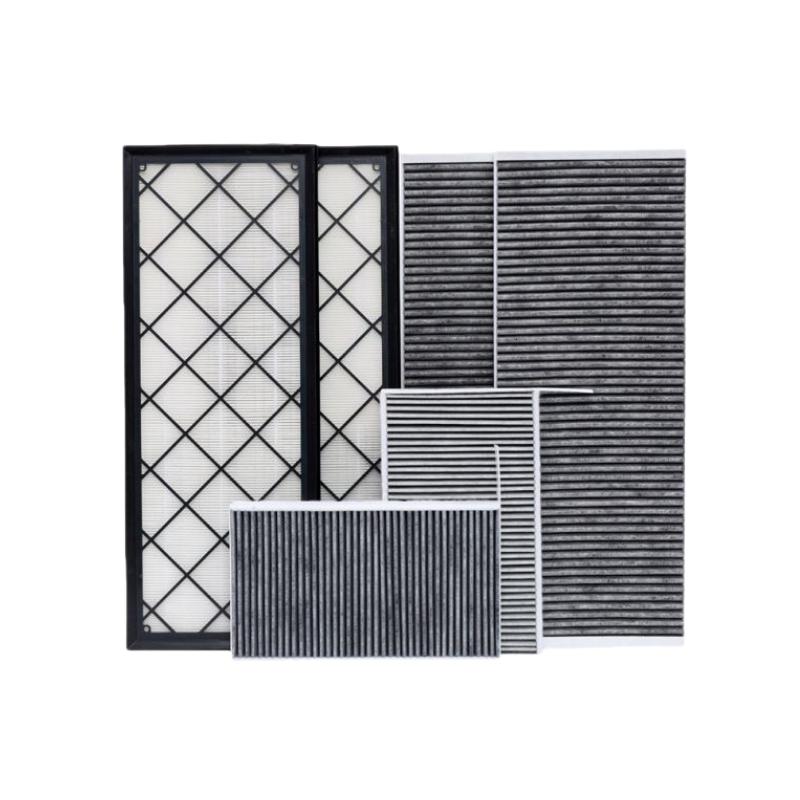 Premium Activated Carbon Cabin Air Filter Set for Tesla Model Y Internal & External Filters 1658375-00-B 1658376-00-A 1107681-0
