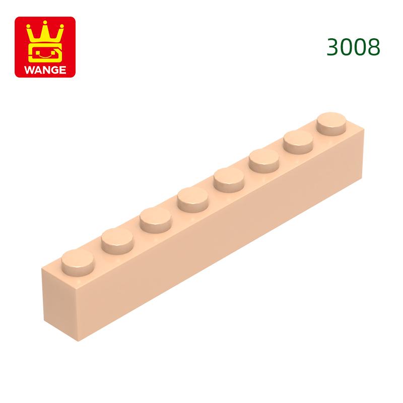 Нетоксичный 33 шт./лот 3008 1x8 Строительный блок с высоким отверстием Moc Базовые классические детали Кирпичные аксессуары Совместимы с DIY Детские игрушки Подарочная коробка