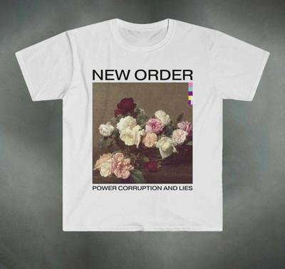 Power Corruption and Lies Рубашка Новый Порядок Классическая Белая Унисекс S-5XL 1H0233 Унисекс Футболка