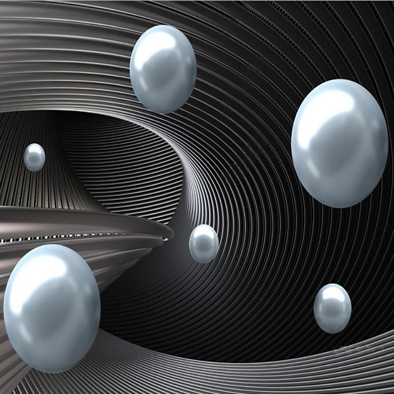 Абстрактная космическая металлическая сфера 3D фотообои Современная гостиная спальня диван ТВ фон домашний декор 3D фреска