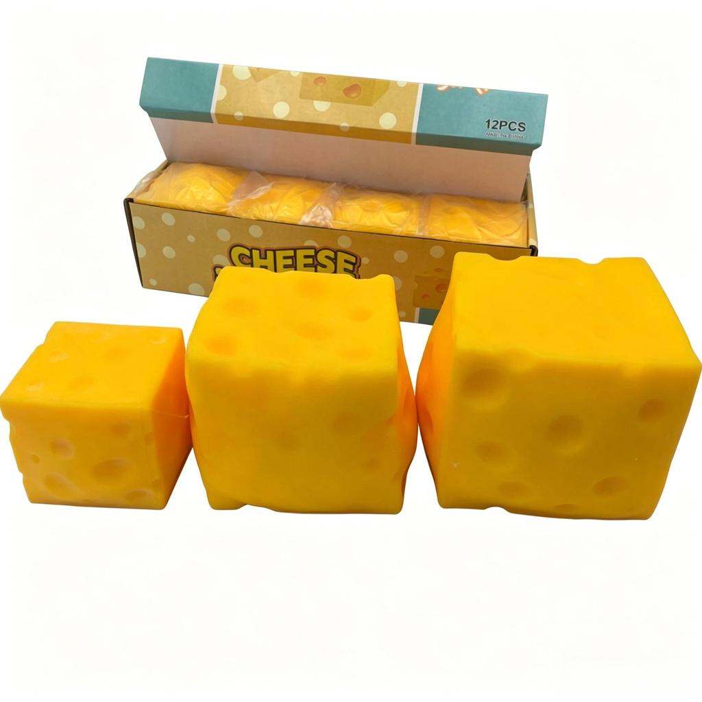 Creative Fluid Cheese Squeeze Toy - Slow Rebound Stress Relief