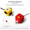 Официальный BTS BT21 {iPhone 8-контактный/Galaxy Type-C/USB-C}Защитный колпачок для кабеля Держатель кабеля