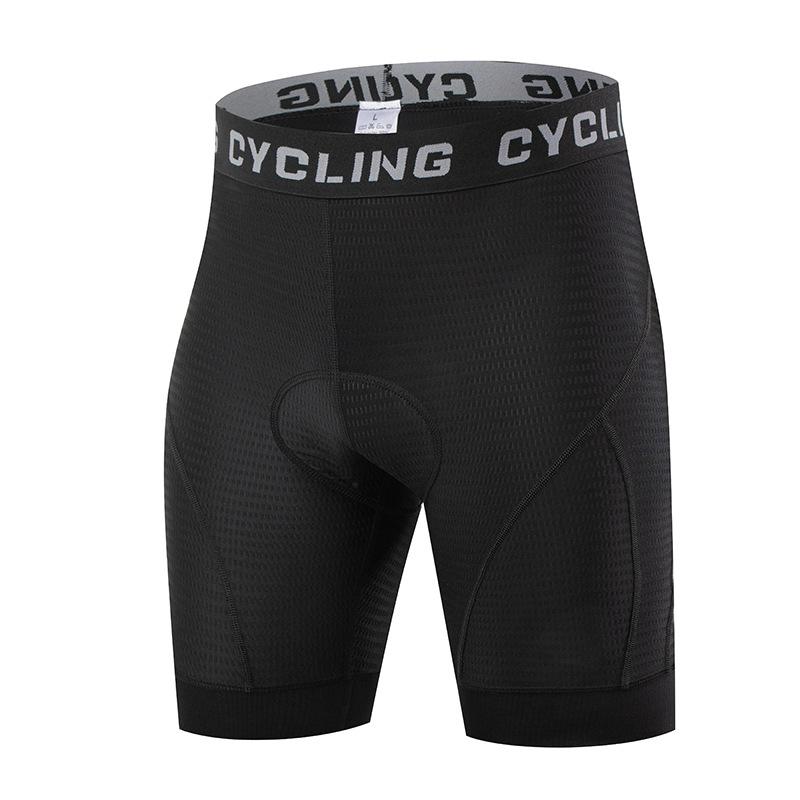 Cross-border bicycle cycling shorts men and women thickened silicone seat cushion breathable high elastic mountain road cycling pants