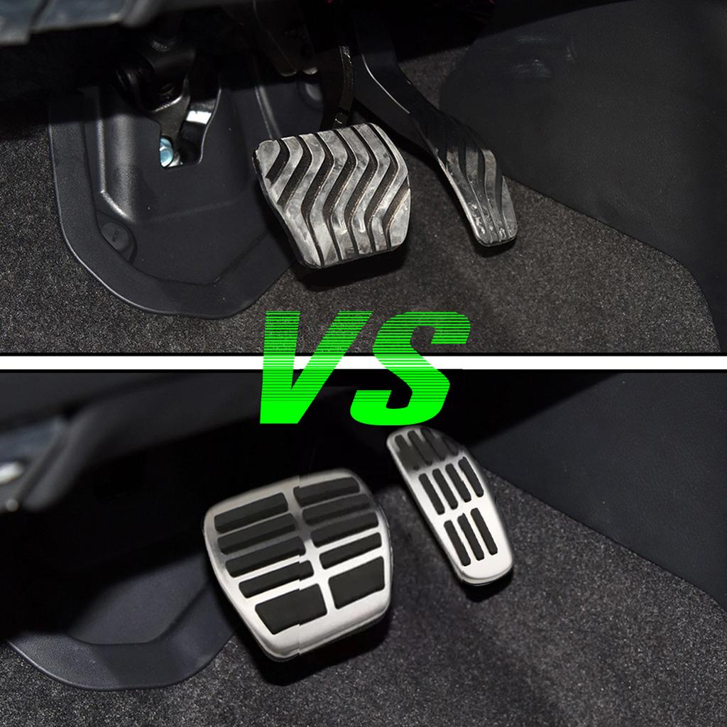 NonSlip AT MT Gas Brake Foot Pedal Pad Cover Kit For Nissan Qashqai J11 X-trail T32 Rogue Sport For Renault Kadjar Koleos QM6