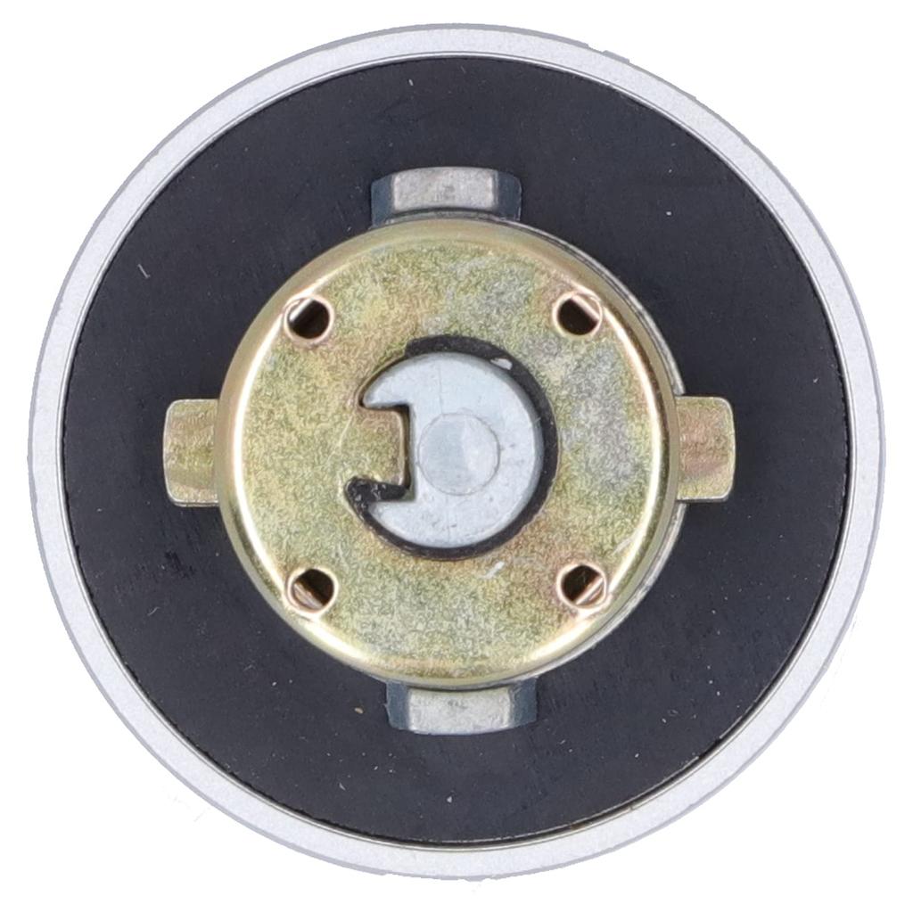 Крышка бензобака, Qiilu Крышка бензобака с ключом Замок Детали из нержавеющей стали Нержавеющая сталь