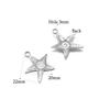 5pcs Gold Starfish Shell Charms for DIY Jewelry Accessories Stainless Steel Necklace Pendant Bracelets Findings Earrings Making