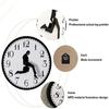 Walks Wall Clock British Comedy Inspired Ministry Of Silly Walk Wall Clock Classic Wall Watch Funny Walking Silent Mute