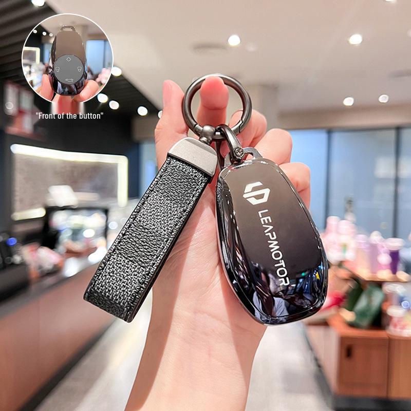 Чехол для ключа Leapmotor T03/S01 для мужчин и женщин - Защитный чехол для автомобильного пульта, модель 2021 года