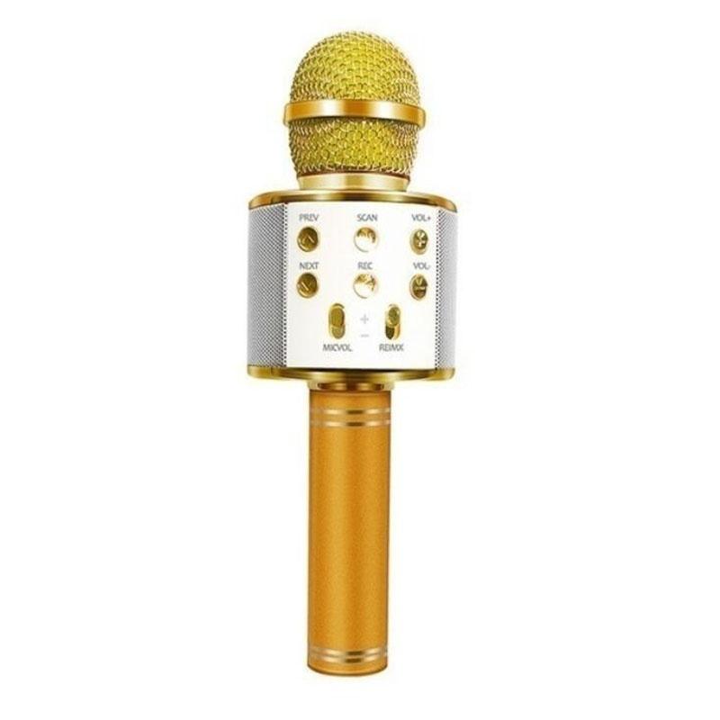 2024 New Wireless Bluetooth Karaoke Microphone Music Player KTV Speaker Children's Music Stage Toys Music Singing Children's Gift Recorder