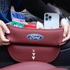 Car Sticker 2026 For Ford Auto Seat Gap Storage Box Leather Car Seat Organizer Holder for Fords 2 3 4 5 MK 2 6 7 Ranger Fiesta K