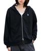 WEGO USPOLO Zip Sweatshirt with a Simple Perfect for Fall and Perfect As a Size Black Men's Custom-Made Hoodie, Design, Winter, Gift, M,