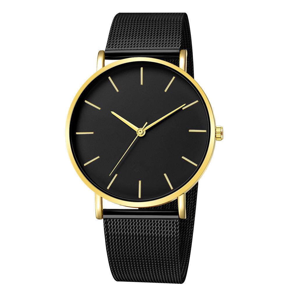 Vogue Мужские наручные часы Часы с сетчатым ремнем Relojes Женские розово-золотые модные роскошные кварцевые часы Montre Ultra Thin