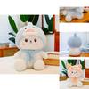 Adorable Shark Scarf Transforming Plush Toy Cute Cartoon Cat Doll For Kids