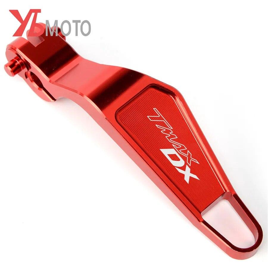 LOGO DX/SX Мотоциклетные аксессуары CNC Алюминиевый рычаг стояночного тормоза для yamaha t-max tmax 530 TMAX530 dx/sx 2017 2018