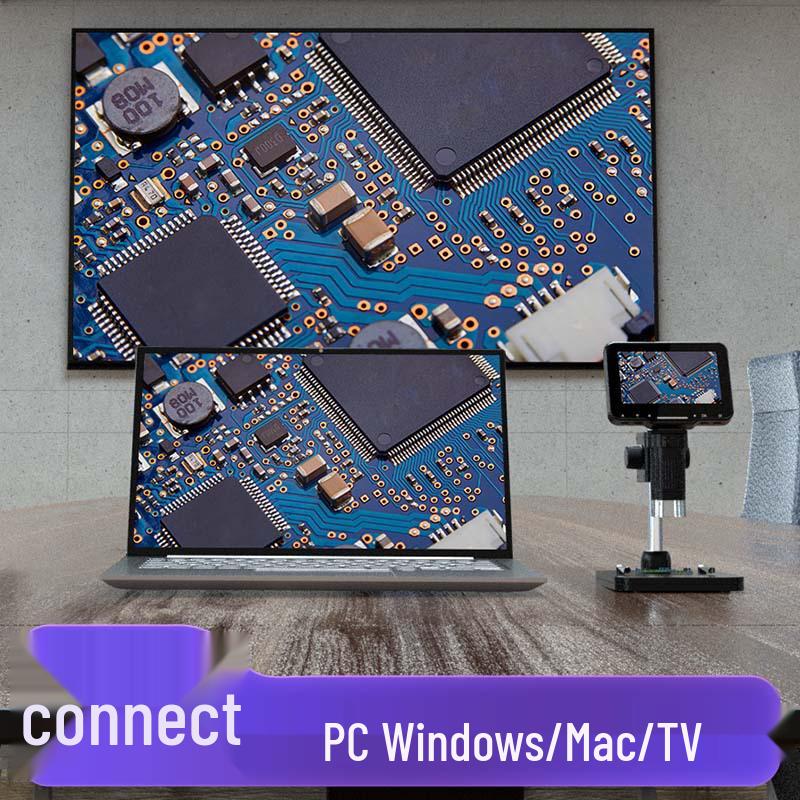 Цифровой микроскоп с HD IPS-экраном 5 дюймов