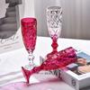 Retro Glass Home Creative Wine Glasses European Champagne Goblets Cocktail Sweet Wine Glasses