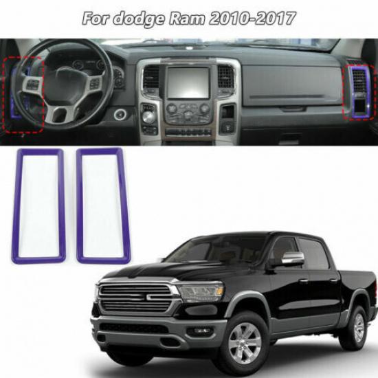 Purple ABS Console Air Vent Outlet Cover Trim Frame for Dodge RAM 1500 2010-17