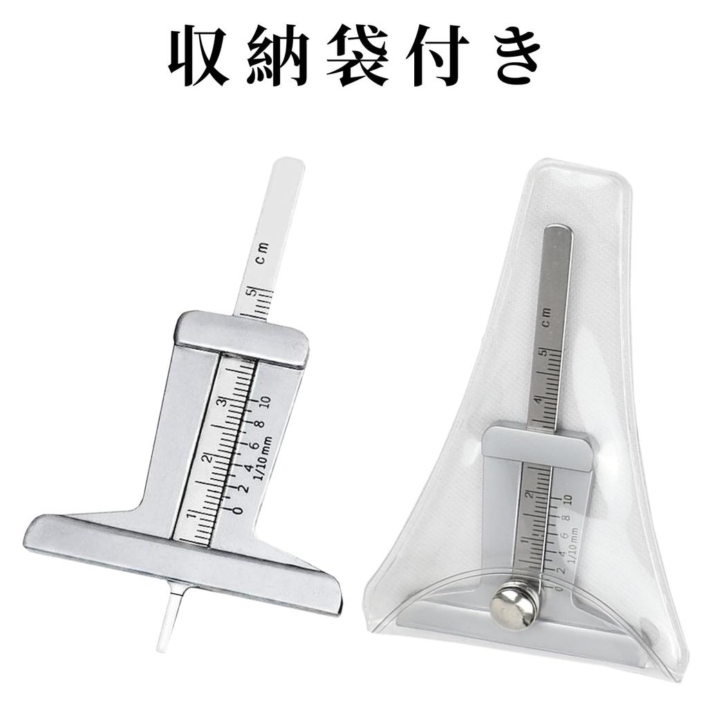 FineGood Tire Depth Gauge Material Measuring Range 0-50mm Manual Tire