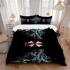 3Pcs Resident Evil Umbrella Corporation Bedding Set Soft Fabric Duvet Cover Pillowcases Home Xmas Halloween Gift 1 Duvet Cover 2 Pillowcase S