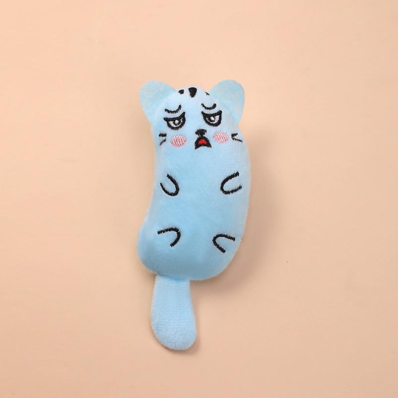 Мультяшная игрушка в виде кошки и собаки, плюшевая кукла-щенок, устойчивая к укусам, интерактивная игрушка для чистки зубов