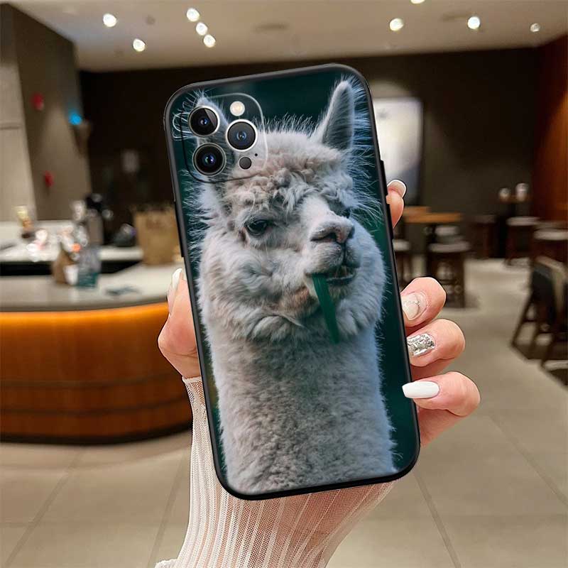 NH5 Alpaca New High-End Shell Phone Case for iPhone SE X XS XR 16E 17 11 Pro Max 8 7 6 6s Plus Air