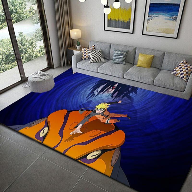 Naruto Anime Series Theme Rug Soft Durable Non-Slip Carpet for Bedroom Decor