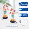 Baby Developmental High Chair Toys-Highchair Tray Rattle Toy with Suction Cup for Early Learning for 6 To 12 Months Old Infant & Toddler Girls