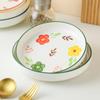 Тарелка для капусты для девочек, керамическое милое креативное блюдо, фарфоровое блюдо для приготовления пищи, домашнее блюдо