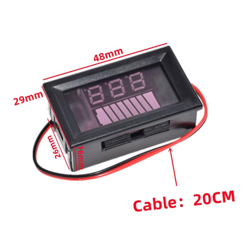 36V 48V 60V 72V Lithium Battery Capacity Meter Battery Tester Car Battery Charge Level Indicator