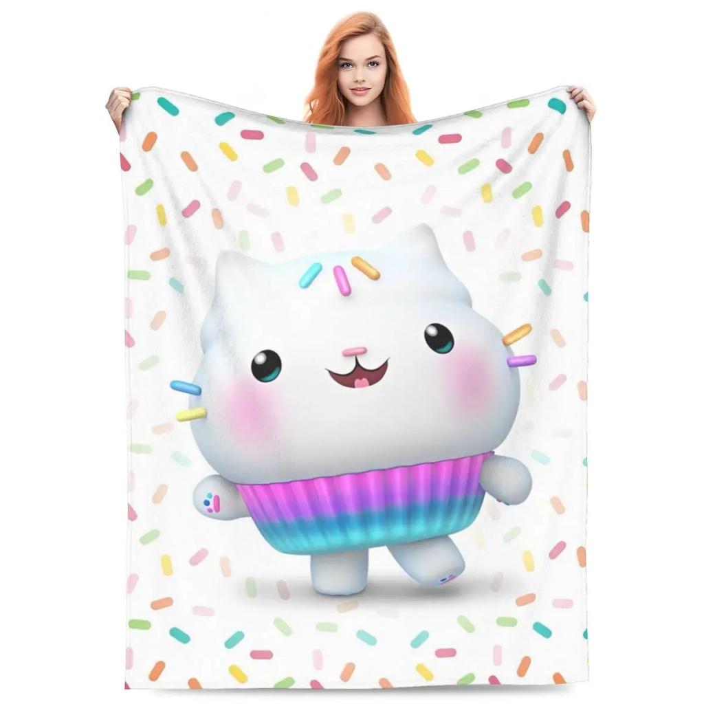 Милые одеяла для кукольного домика G-Gabbys Girl из флиса Весенне-осеннее Волшебный дом Дышащее Мягкое Одеяло-плед для Кровати Дивана Коврик Кусок