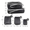 3Pcs/set Waterproof Travel Storage Bag Handbag Convenient Portable Foldable Compressible Packing Cubes Luggage Organizer Bags
