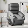 VidaXL Electric Massage Recliner, Relaxation Chair with Backrest, Seat with Armrests Living Room, Modern, 3205066