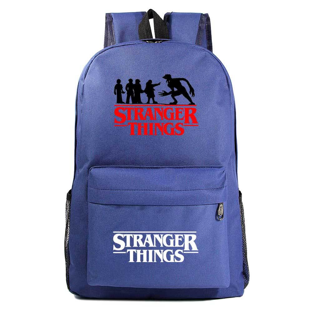 Школьный рюкзак Stranger Things, мужской и женский повседневный рюкзак CLE