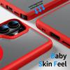 Чехол для Samsung S26 plus ultra Матовая текстура кожи полупрозрачный Магнитная защитная крышка Беспроводная зарядка Защита от отпечатков пальцев