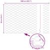 Welded Wire Fence 10 x 0.6 m (W x H) Hot Dip Galvanized Steel