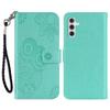 For Samsung Galaxy A16 5G/4G Case Owl Flower Imprinted Leather Cover Wallet with Strap