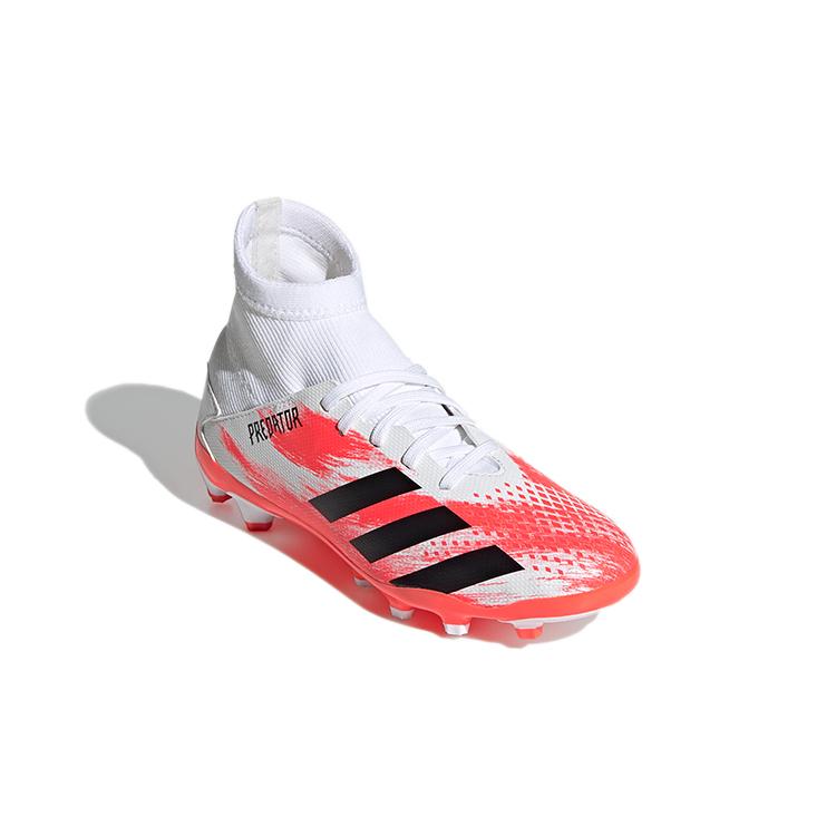 adidas Футбольные бутсы PREDATOR 20.3 MG J Устойчивые к истиранию Средняя высота Бело-красные Детские EG0928
