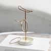 Light Luxury Metal Ornaments Earrings Necklace Jewelry Display Stand Model Room Hotel Bedroom Cloakroom Table Decorations