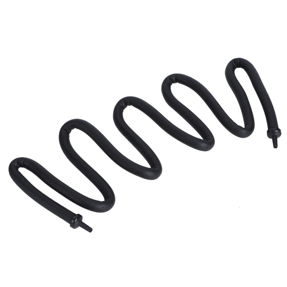 Plastic Plastic Aquarium Air Stone Double End Double Head Oxygen Diffuser Tube Bendable Hose Black Aeration Diffuser