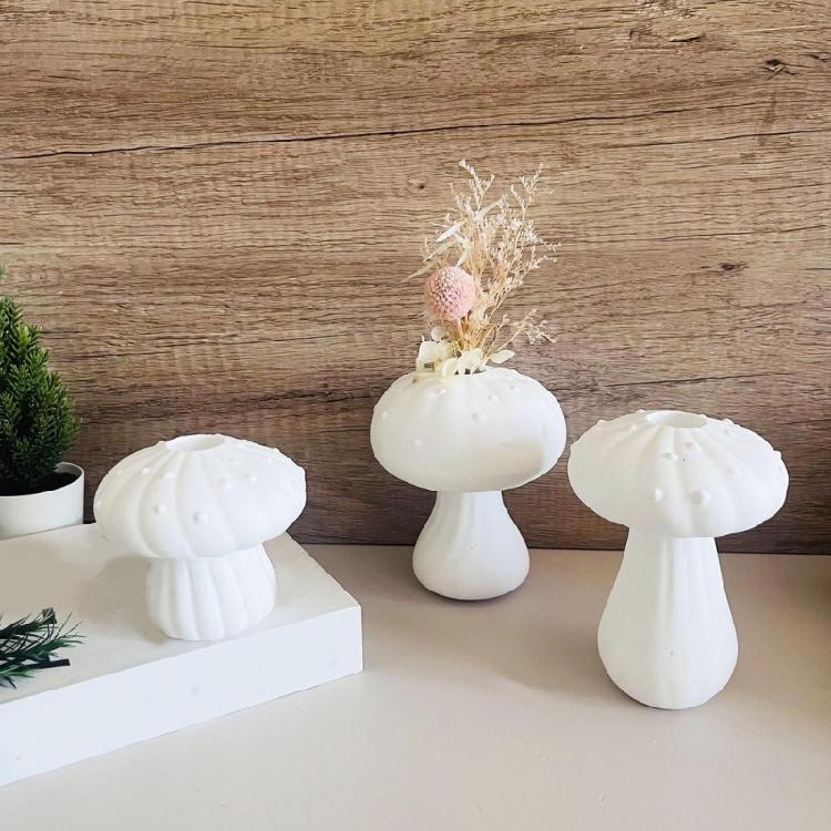 Элегантная форма гриба Прочная силиконовая форма для цветочных горшков Инструмент Незаменимый аксессуар для домашнего использования Любители искусства из смолы