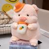 Kawaii 35/45cm Stuffed Animals Fruit Tea Pig Grape Cherry Carrot Super Soft Dolls Girls Boys Birthday Gifts Home Decor Pillow