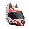 Мотокросс Мужской Шлем Женский Милый Мотоциклетный Шлем Оригинальный Белый Красный Шлем Кошки Casque Одобрено DOT Полнолицевой Защитный Шлем