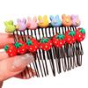 Children's Cartoon Hair Comb & Clip - Summer Hairpin Organizer for Girls