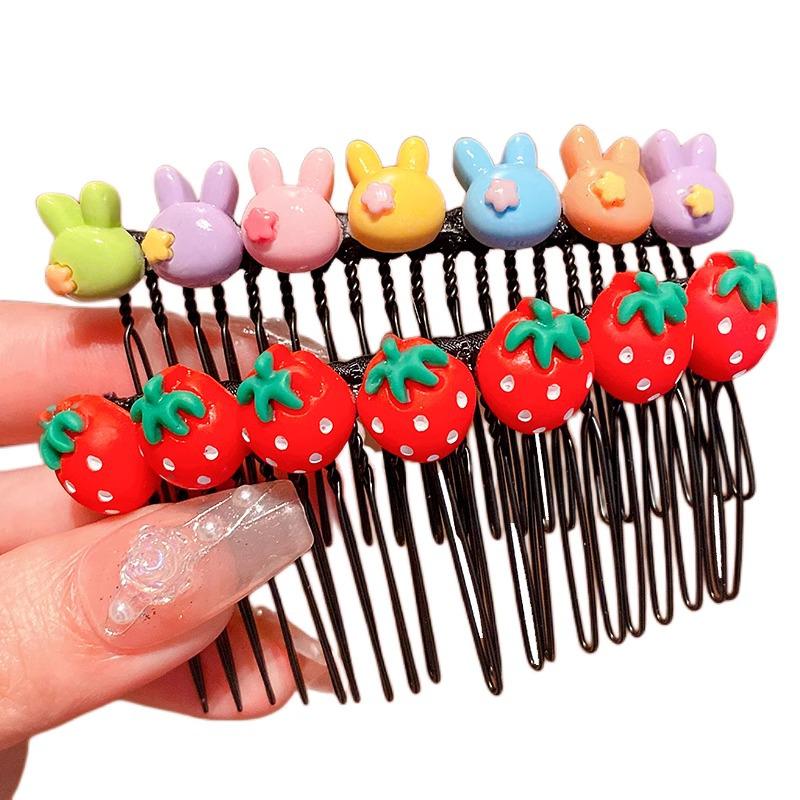 Children's Cartoon Hair Comb & Clip - Summer Hairpin Organizer for Girls