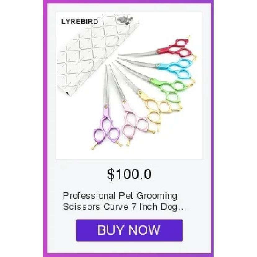 Professional Dog Grooming Scissors Curved Dog Grooming Shears Pet Scissors 6 Inch 6.5 Inch Cat Curved Scissors Super JP440C